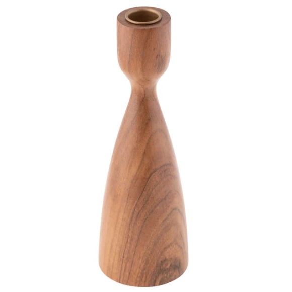 Karma acacia wood double pinch bowl with brass spoons - NWT - Picture 14 of 16